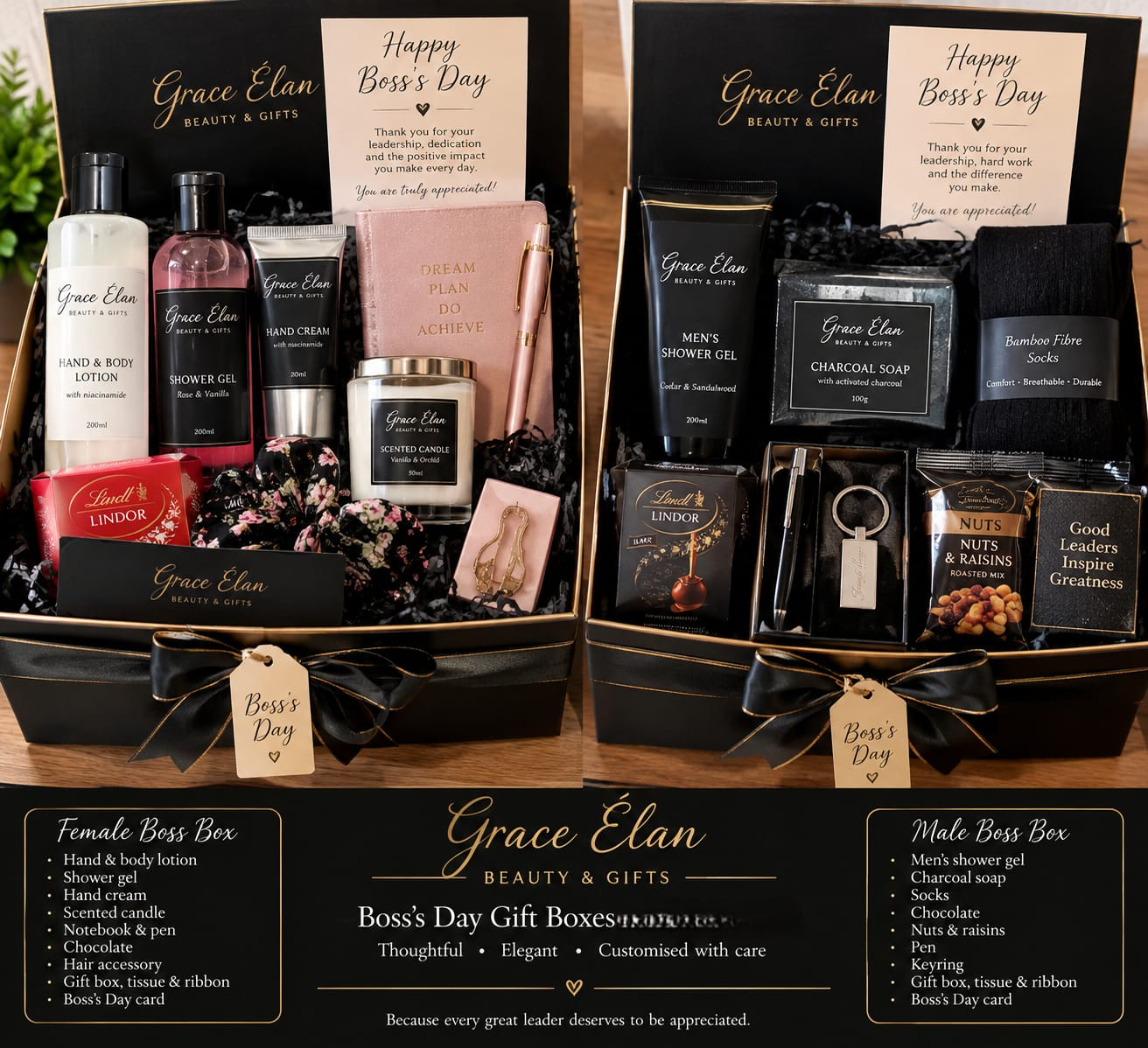 Grace Élan customised gift boxes
